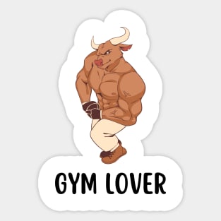 Gym lovers fashion design for men and women Sticker